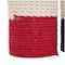 Cream Cotton Buoy Coiled Colorblock Sculpture Set